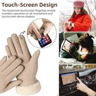 Women s Elegant Gloves Minimalist Solid Color Touch Screen Fashion Windproof