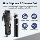 Wahl Professional Hair Cut Machine Barber Salon Cutting Trimmer Clipper Kit Set