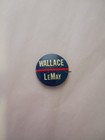 Vintage 1968 George Wallace Curtis Lemay Campaign Pin Button Pinback President