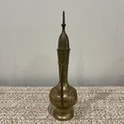 Old Engraved Brass Arabic Persian Indian Turkish Tea Coffee Pot Floral Design