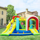 Inflatable Bounce House W  450w Air Blower Kids Bouncer Jumping Castle   Slide