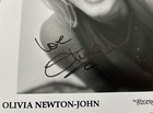 Olivia Newton John Hand Signed B w 8x10 Studio Portrait Photo Autographed W  Coa