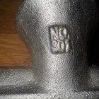  antique  Meat Grinder   Food Chopper Universal Number 301 - Cast Iron   Wood