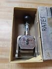 Vintage Bates 5 Wheel Numbering Machine With Box