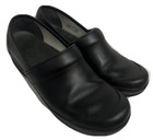 Dansko Black Leather Professional Clogs Shoes Womens Us 11 Slip On Comfort