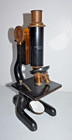Vtg Bausch   Lomb Microscope Pat Dec 1 1908 Rochester New York 4mm 16mm