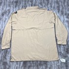 Boy Scouts Of America Shirt Mens Large Tan Long Sleeve Performance Vented Bsa