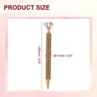 Rhinestone Ballpoint Pen  6pcs Crystal Diamond Twist Metal Pen  Golden