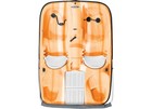 Pelican Hhf25p103-00 Pedal Boat Monaco Deluxe Angler Fade Orange-white white