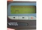 Unication Alpha Elite American Messaging Beeper Pager With Case