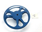 Goldberg Bros Reflex  16mm 400  Metal Film Reel     Blue     Nice             J 
