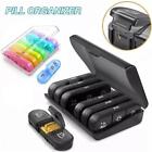 1x Weekly Pill Box Organizer 3 Times A Day 7 Day Organizer Case Medicine Storage