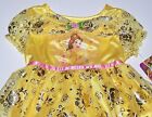 Disney Princess Belle Beauty And Beast Fantasy Nightgown Costume New Toddler
