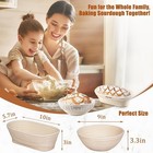 Panny Sourdough Starter Kit  Banneton Bread Proofing Basket One Size  Beige 