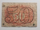 1863 50 Cent Fractional Currency Second Issue Civil War Note Washington Fr  1314