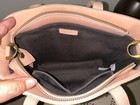 Madewell The Zip Top Small Transport Tote Bag Purse Pale Pink Leather Euc