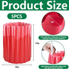 5 Pack Water Filled Plant Protectors 19x17 In Reusable Wall Of Water Plant Cover
