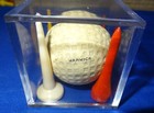 Warwick Vintage Antique Golf Ball 4 Vintage Golf Tees  Display Of Golf History