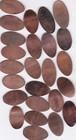 Elongated Souvenir Penny  25 Mixed Designs Souvenir Pennies L12