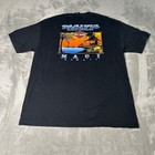 Vintage Harley Davidson Pacific Maui Hawaii Graphic T-shirt Black Mens Large