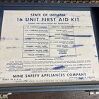 Vintage Mine Safety Appliances First Aid Kit Antique Msa Pittsburgh Pa 16 Unit