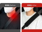 2pc Car Seat Belt Cover Shoulder Cushion Pad Accessorie Black For Nissan 
