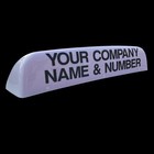 Lettercraft 30  Streamline - White - Magnetic Led Lights Taxi Top Box Roof Sign