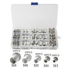 Aluminum Rivet Nut Kit Metric Rivnut Nutsert Assort M3 M4 M5 M6 M8 Pack 150 Pcs