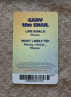 Spongebob Squarepants Arcade Coin Pusher Card Gary The Snail From Dave   Busters