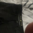 Amethyst Women s Black Skinny Jeans Dark Wash Mid Rise 5-pocket Cotton 36x30