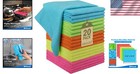 20 Pack Microfiber Cleaning Cloth No-scratch Rag Car Polishing Detailing Towel