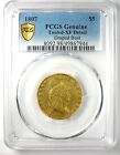 1807 Draped Bust Gold Half Eagle  5 Coin - Certified Pcgs Xf Details - Rare 