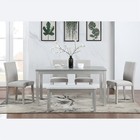 6 Piece Dining Table Set Wooden Dining Table With 4 Chairs And Bench
