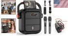 All-in-one Karaoke Machine With Wireless Mics   Tws Connectivity For Parties