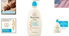 Aveeno Baby Daily Moisture Gentle Wash   Shampoo  2-in-1  18 Oz - Soap-free
