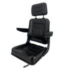 New Suspension Seat With Armrest Fits Excavator Forklift Dozer Loader Tractor Us