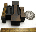 4 Vintage Mixed Font Letterpress Wood Type I s  Beautiful Patina 