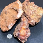 Large Extra Quality Red Carnelian Agate Crystal Boulders  4-8 Inches  Rough Raw