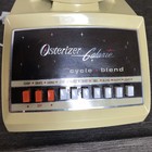Vintage Yellow Gold Orange Oster Osterizer Galaxie Cycle Blend Mcm Blender Works