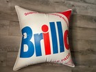 Andy Warhol Brillo Soap Pad Inflatable Advertising Pillow New Old Stock Original