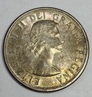 1964 Canadian 50-cent Coat Of Arms Silver Half Dollar Coin Unc