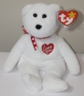 Ty Beanie Baby Scarlett Valentine Bear 30th Anniversary Le 2024 New Stuffed Toy