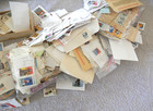 1970 s-1990 s Huge Lot Of 400  Used Single Postage Stamps Read Desc