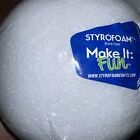 Styrofoam Ball 8 In  White Floracraft 1 Pc  Brand New And Sealed 