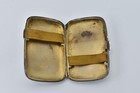 Edwardian Sterling Silver Cigarette Case Pattern Front 1909 Antique