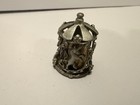 Thimble Pewter And Metal Unicorn Carousel Signed Nicholas Gish