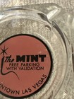 Vintage The Mint Las Vegas Casino Freemont Glass Ashtray Pink Downtown Nevada