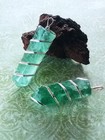 Sterling Silver Green Fluorite Pendant And Chain  Green Fluorite Necklace
