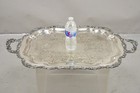 Vintage Community Ascot Sheffield Large Victorian Silver Plated Platter Bar Tray