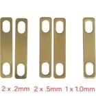 5 Pack Guitar Neck Shims Brass Neck Shim Electric Guitar Angle Correction